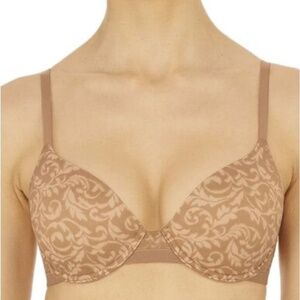 Sheer Illusion Contour Underwire Bra - Size 32DD NWT buff,light mocha